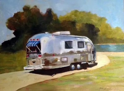Airstream Dream (Giclee Print), 16x20, Giclee Print, by Michele Zuzalek