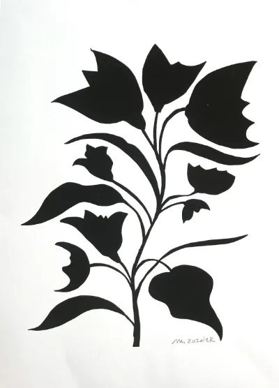 Études Botaniques (Print), 11x14, Print on Watercolor Paper, by Michele Zuzalek