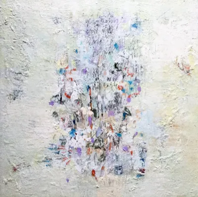 Love Letters, 12x12, Oil on canvas, by Michele Zuzalek